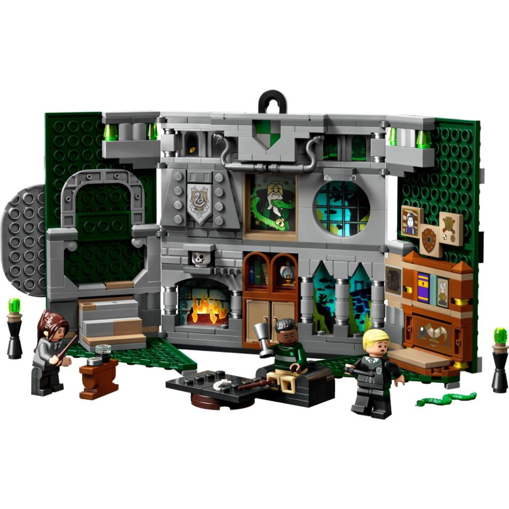 [大王機器人] 樂高 LEGO 76410 哈利波特-史萊哲林 學院院旗-細節圖2