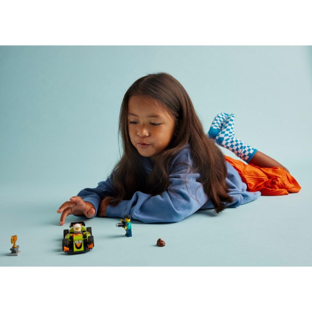 [大王機器人] 樂高 LEGO 60399 City-綠色賽車 城市系列 4+-細節圖5