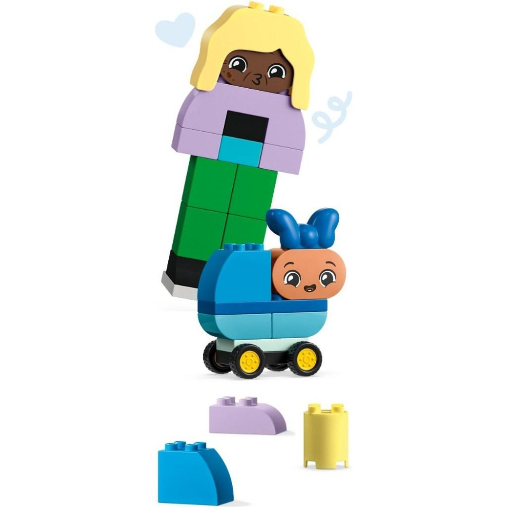 [大王機器人] 樂高 LEGO 10423 DUPLO-人偶情感百變組 幼兒得寶-細節圖3