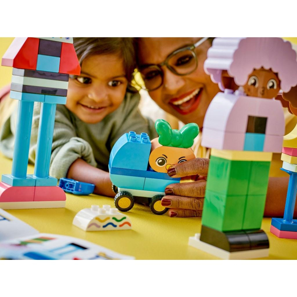 [大王機器人] 樂高 LEGO 10423 DUPLO-人偶情感百變組 幼兒得寶-細節圖7