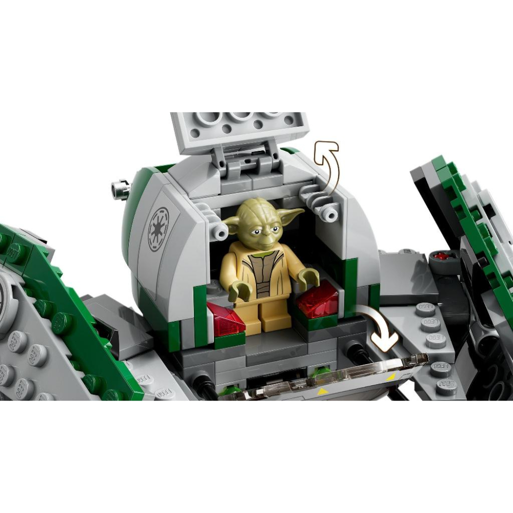 [大王機器人] 樂高 LEGO 75360 尤達的絕地星際戰鬥機 星際大戰™系列 零件數：253-細節圖3