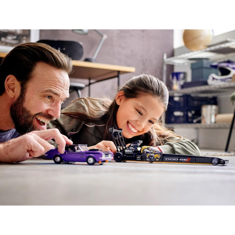 [大王機器人] 樂高 LEGO 76904 極速賽車系列 Speed 道奇Top Fuel&1970挑戰者T/A-細節圖5