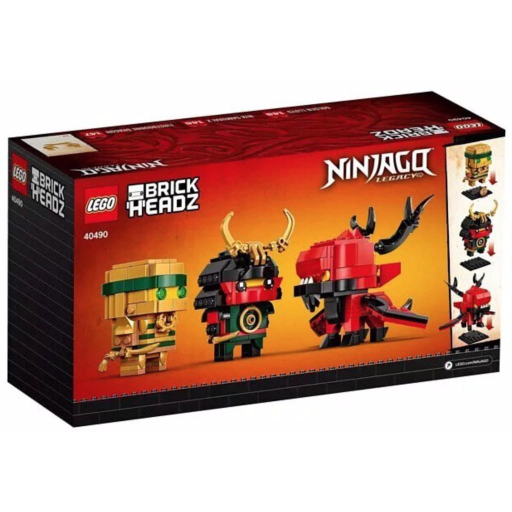 [大王機器人] 樂高 LEGO 40490 忍者  BrickHeadz NINJAGO 10-細節圖3