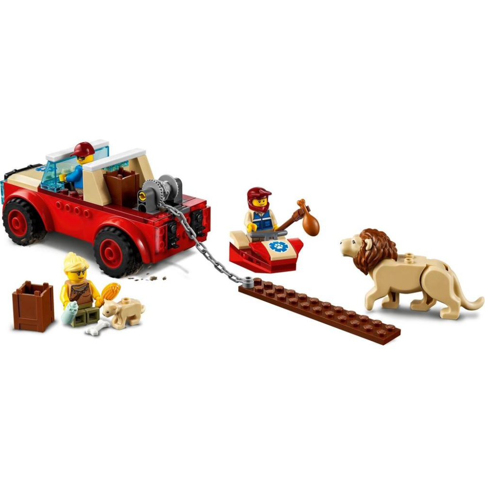 [大王機器人] 樂高 LEGO 60301 城市系列 City 野生動物救援越野車 4+-細節圖3