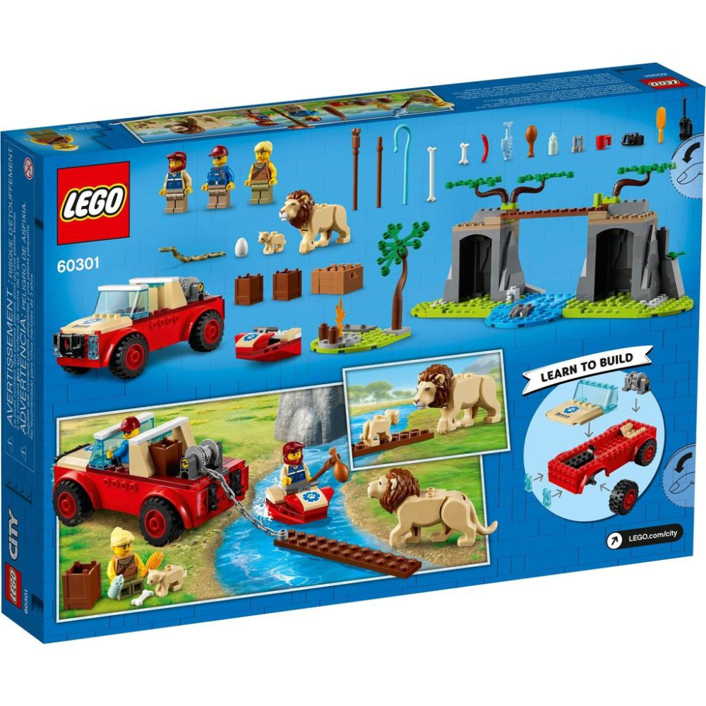 [大王機器人] 樂高 LEGO 60301 城市系列 City 野生動物救援越野車 4+-細節圖8