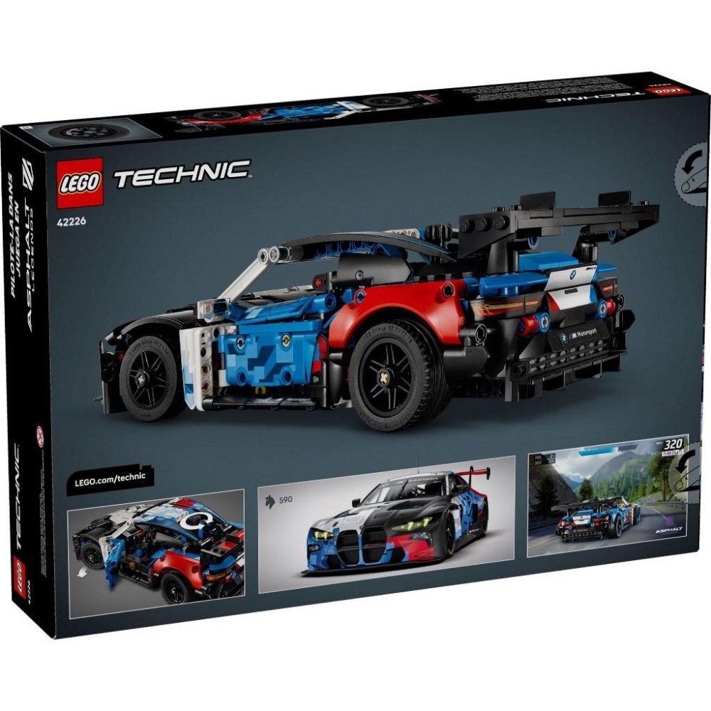 [大王機器人] LEGO 42226 BMW M4 GT3 EVO 賽車 樂高® 科技 LEGO® Technic系列-細節圖3