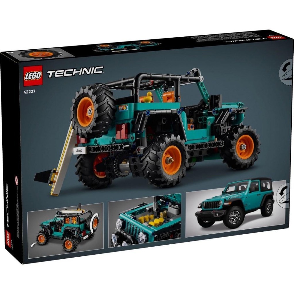 [大王機器人] LEGO 42227 Jeep® Wrangler Rubicon 休旅車 樂高® 科技 零件數：723-細節圖3