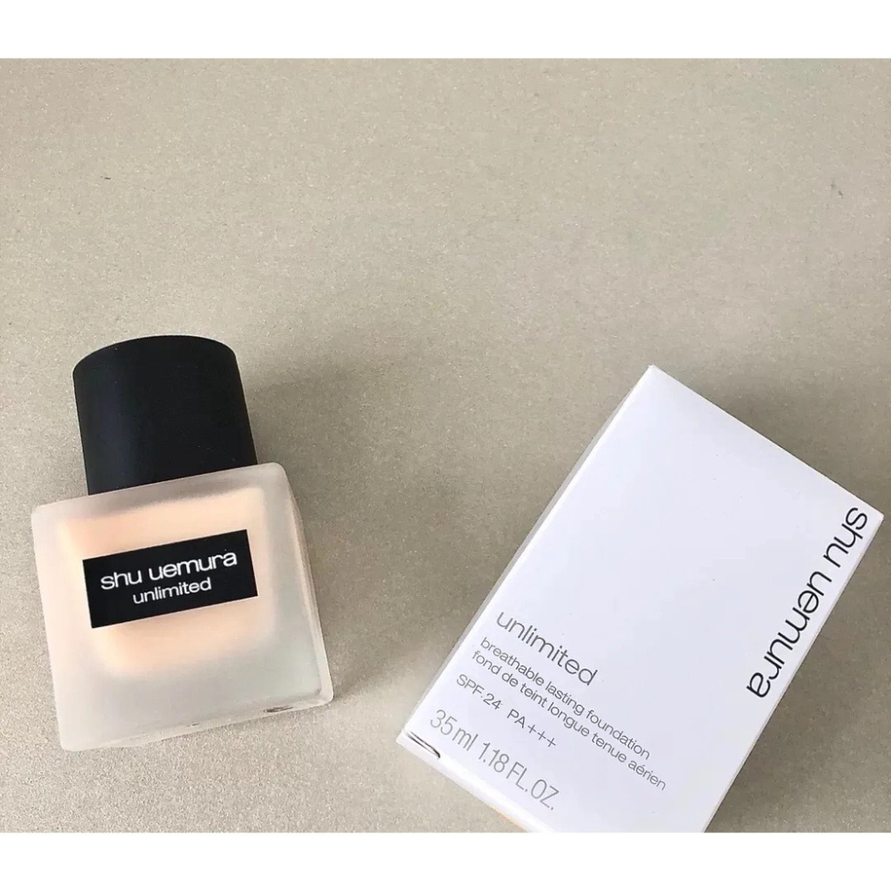 Shu uemura 植村秀 會呼吸的粉底液霧感小方瓶35ml 粉底液 無極限超時輕粉底 SPF24PA+++-細節圖3