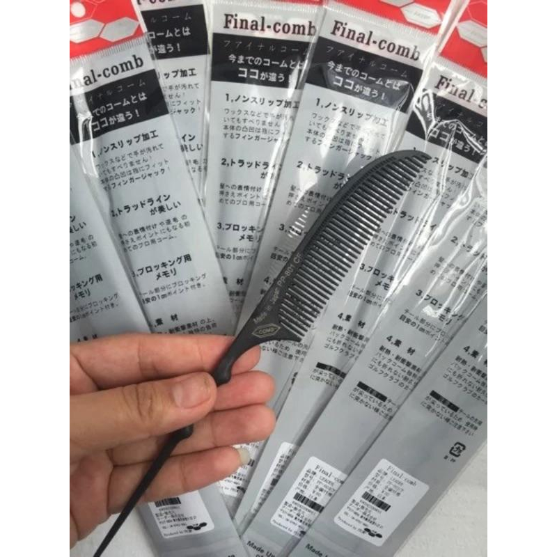 【活動優惠價】現貨 日本 防靜電 耐高溫 美髮美容 盤髮 尖尾梳子 髮型師造型工具 裁髮梳 沙龍 編髮 造型工具-細節圖4