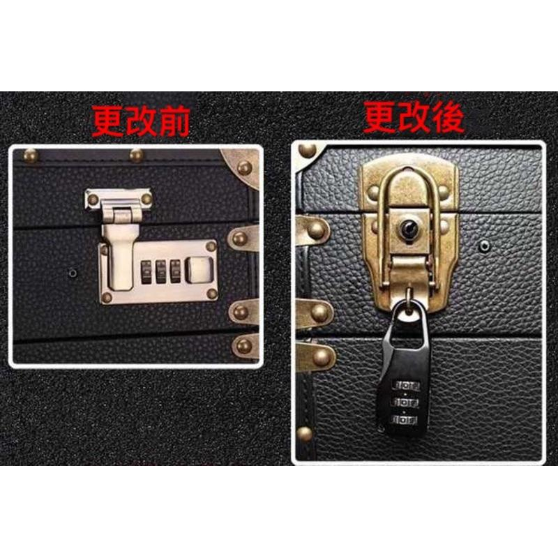 高檔美髮工具箱復古髮型師專用拉桿新款多功能推剪刀剪刀美容工具箱（小型）-細節圖9