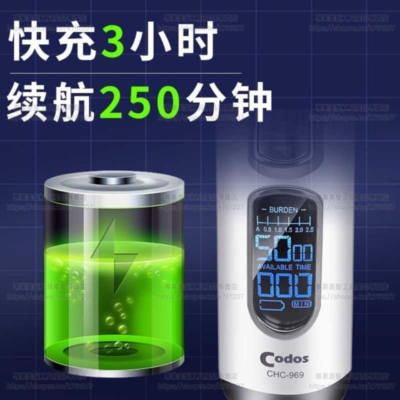 【優惠活動】現貨 科德士 電剪 969 理髮器 LED顯示 專業電推剪 油頭小電剪 雕刻剪 剃頭刀 搭配座充 鍍鈦刀頭-細節圖7