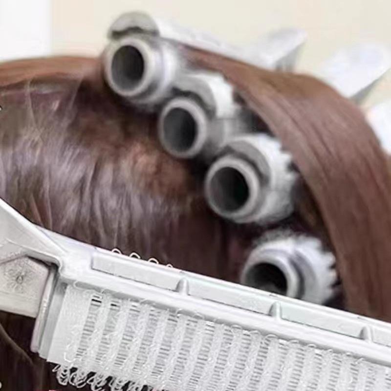 【優惠活動】台灣現貨 第五代 摩根燙 韓式髮根燙 捲髮夾 槓子 摩根燙 氣墊燙蓬松捲 髮根槓子泡沫捲髮 韓國髮根燙-細節圖8