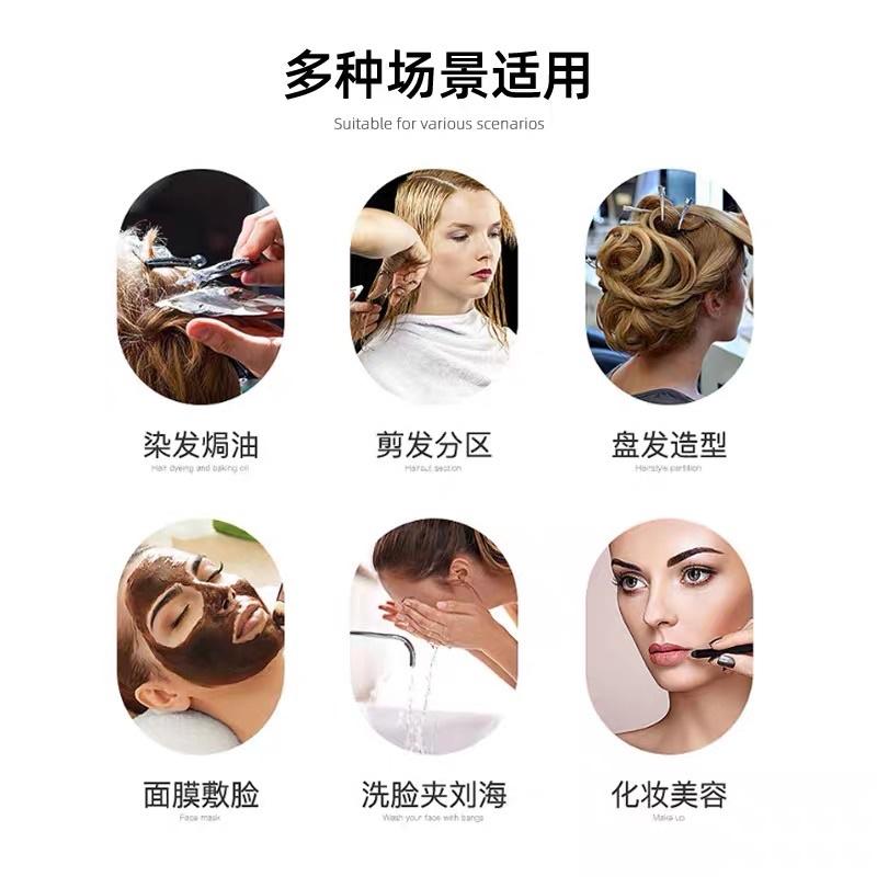 【優惠活動】台灣現貨 網紅 水晶夾 美髮夾子 無痕鋁夾 訂位夾 瀏海夾 鱷魚夾 鴨嘴夾 五力水晶夾 髮型師專用 4支裝-細節圖8