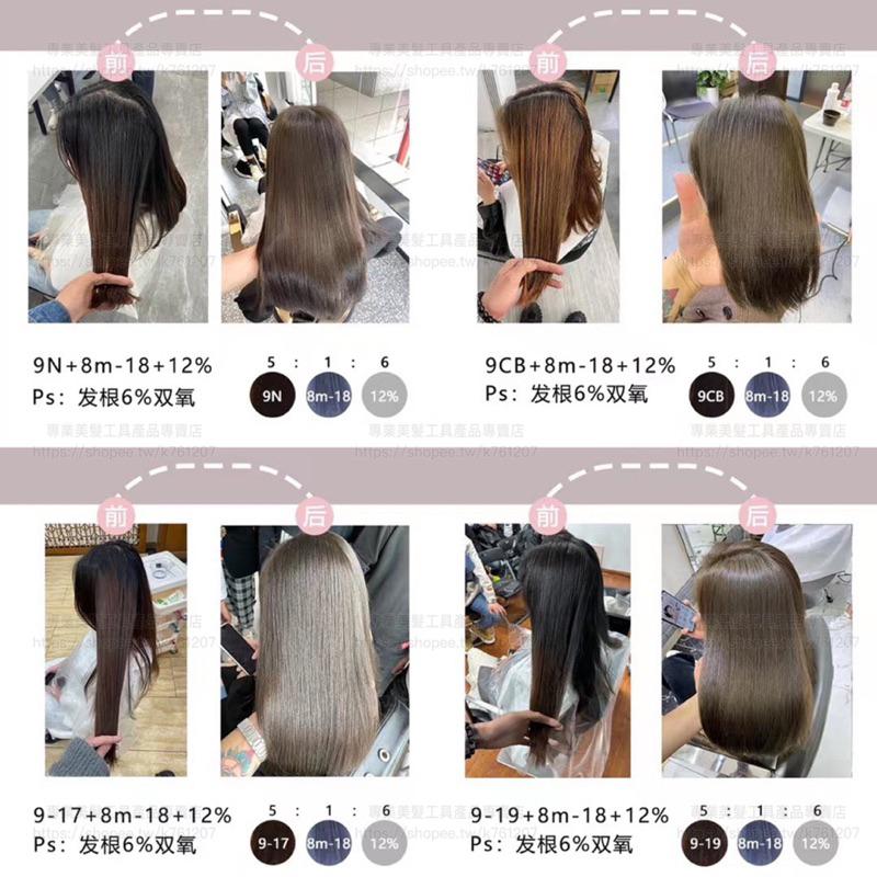 【優惠活動】潮本 潘朵拉 染膏 渣女粉 粉紫色 霧霾藍 抖音藍 鉑金 灰色 無限灰 奶茶色 抖音潮色 美髮沙龍 專業染劑-細節圖8