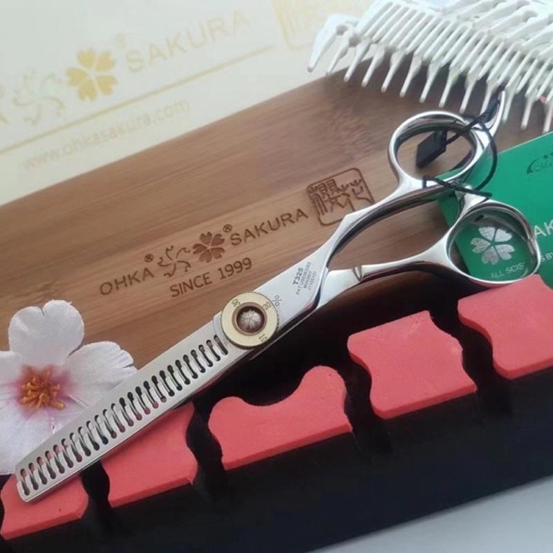 【優惠活動】現貨 日本櫻花剪刀 T325 指定代理商SAKURA專業美髮剪刀樱花  無痕牙剪 美髮沙龍 設計師專用-細節圖6