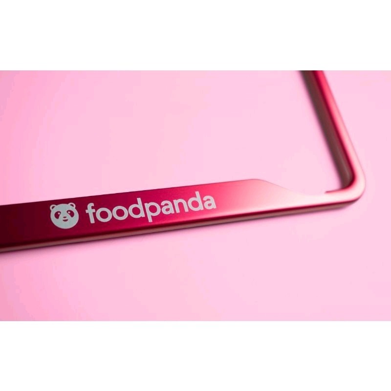 【FoodPanda】熊貓紀念版車牌框-細節圖4