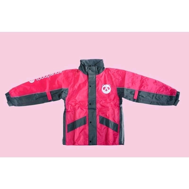 【FoodPanda】熊貓兩截式雨衣（台版）-細節圖2