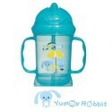 【亞米兔Yummy Rabbit】幼兒滑蓋喝水杯/學習杯  360度不漏水-規格圖1