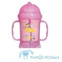 【亞米兔Yummy Rabbit】幼兒滑蓋喝水杯/學習杯  360度不漏水-規格圖2