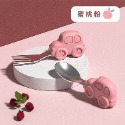 【Snoopy史努比】嬰兒短柄不鏽鋼叉勺組 汽車造型 附收納盒-規格圖1
