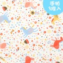 【NewStar明日之星】親膚純棉紗布方巾/手帕 - 繽紛印花(3條入)-規格圖4