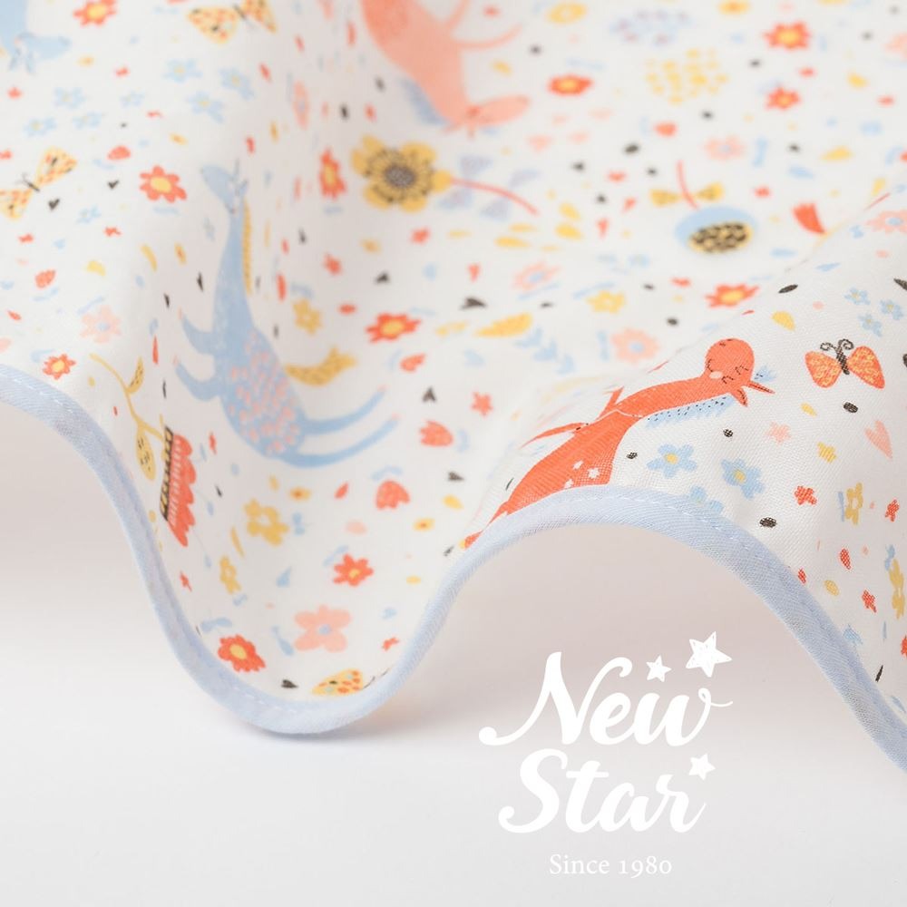【NewStar明日之星】親膚純棉紗布被(雙層紗)  新生兒包巾/嬰兒被-細節圖3