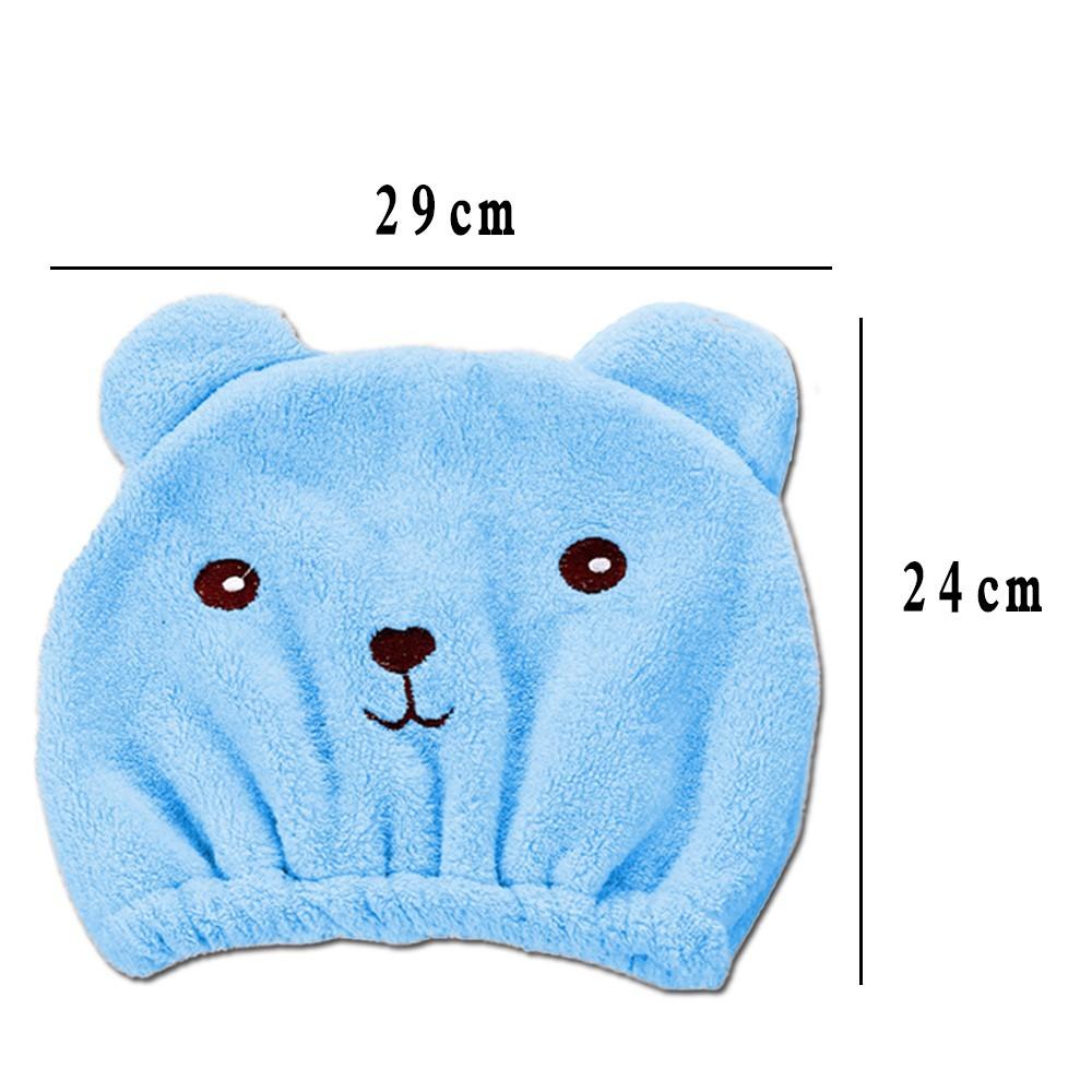 乾髮帽 可愛乾髮帽 擦髮帽 洗頭 擦頭 吸水帽 頭髮速乾 吸水 包頭帽 可愛浴帽 加厚毛巾-細節圖3