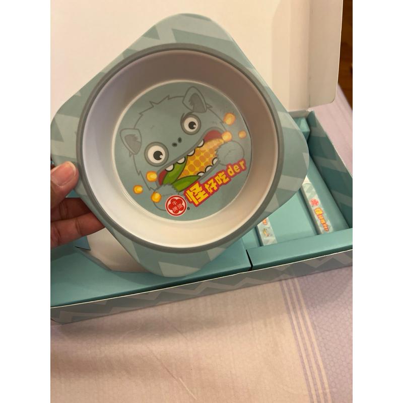 兒童碗 兒童餐具組 環保材質 玉米材質 餐具 湯匙 餐碗 叉子 廚具-細節圖3