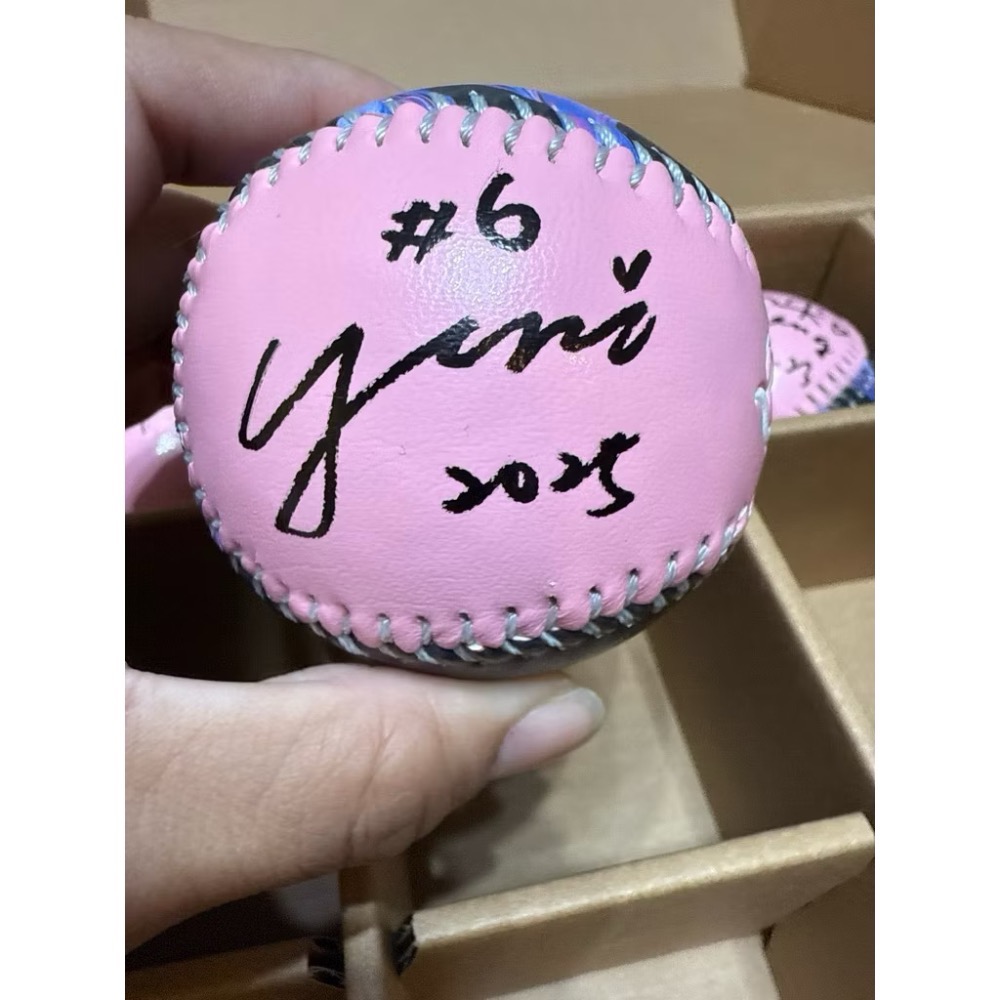 小龍女啦啦隊 簽名球 味全龍小龍女 李多慧 林襄 菲菲 賴可 小蛙 柳柳-規格圖1