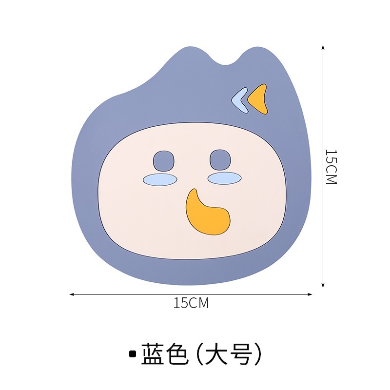 可愛矽膠隔熱墊 橡膠隔熱墊 【七七小舖】台灣24出貨 餐墊 防水防油防燙餐桌墊 廚房鍋墊  盤墊 防滑耐高溫桌墊鍋墊-細節圖6