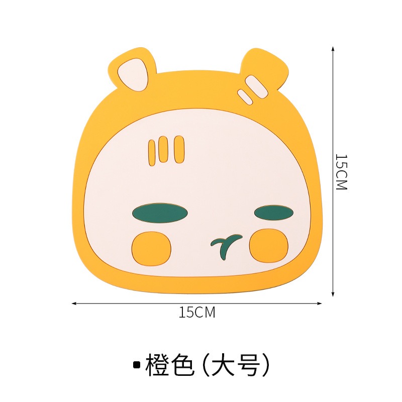 可愛矽膠隔熱墊 橡膠隔熱墊 【七七小舖】台灣24出貨 餐墊 防水防油防燙餐桌墊 廚房鍋墊  盤墊 防滑耐高溫桌墊鍋墊-細節圖8