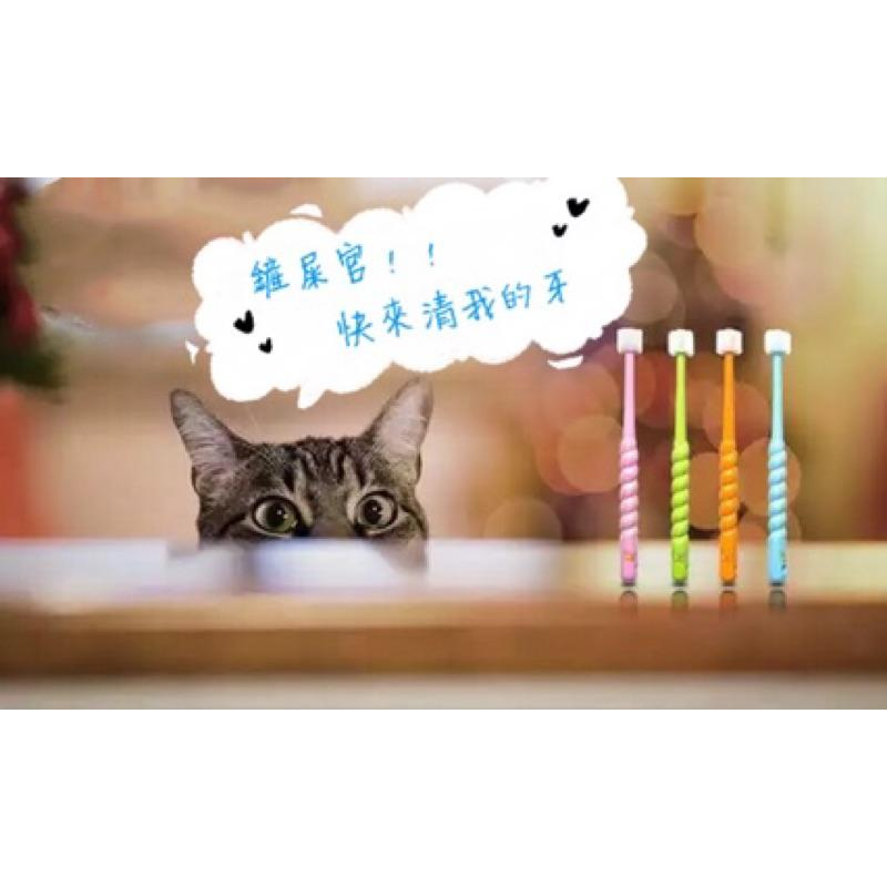 【貓咪用品】貓這裡 現貨 日本STB360度超柔軟寵物牙刷 寵物潔牙 貓咪刷牙-細節圖2