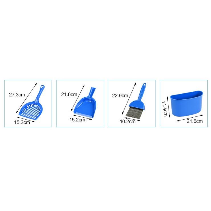 貓這裡。現貨 貓奴必備用品 貓砂鏟四件套組 貓咪專用 寵物清潔用品-細節圖6
