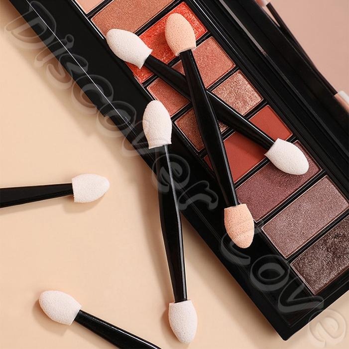 眼影棒 一次性【50入】鏡面粉棒 海棉棒紙圖 紙圖練習 鏡面粉刷 暈染棒 雙頭暈染海棉棒 眼影棒 海綿 雙頭 眼影棒-細節圖4