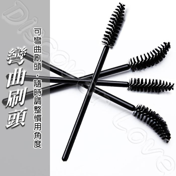 超柔軟刷頭 睫毛刷 【一包50支】棉柔睫毛刷 CP值高 尼龍刷頭 實心睫毛刷 眉睫刷 睫毛刷 眉毛刷 嫁接睫毛-細節圖3