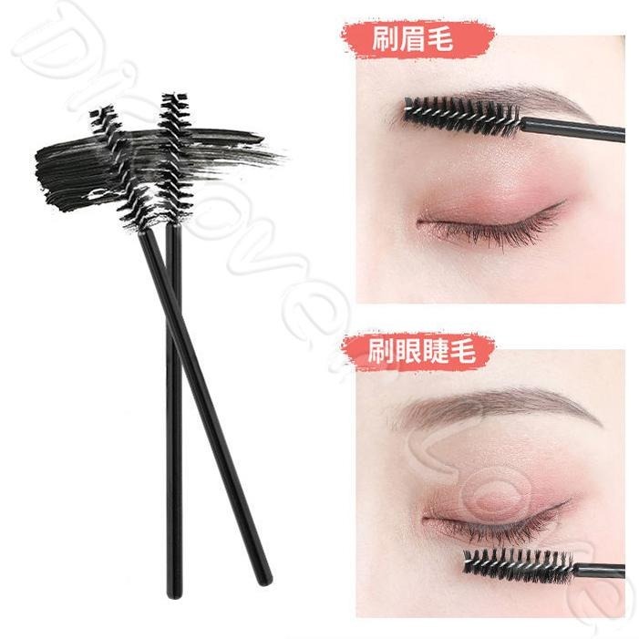 超柔軟刷頭 睫毛刷 【一包50支】棉柔睫毛刷 CP值高 尼龍刷頭 實心睫毛刷 眉睫刷 睫毛刷 眉毛刷 嫁接睫毛-細節圖5