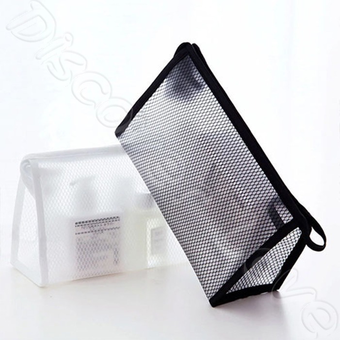 收納化妝包 女生包包 化妝用品 隨身包 筆袋 收納 防水 超大容量 旅行包 網布 網格 化妝包 萬用 旅行收納包 收納包-細節圖4