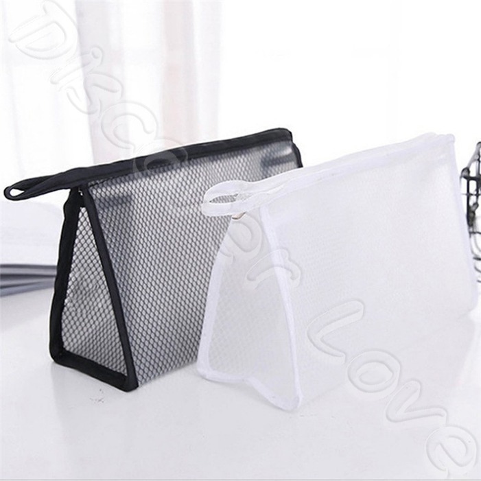 收納化妝包 女生包包 化妝用品 隨身包 筆袋 收納 防水 超大容量 旅行包 網布 網格 化妝包 萬用 旅行收納包 收納包-細節圖5