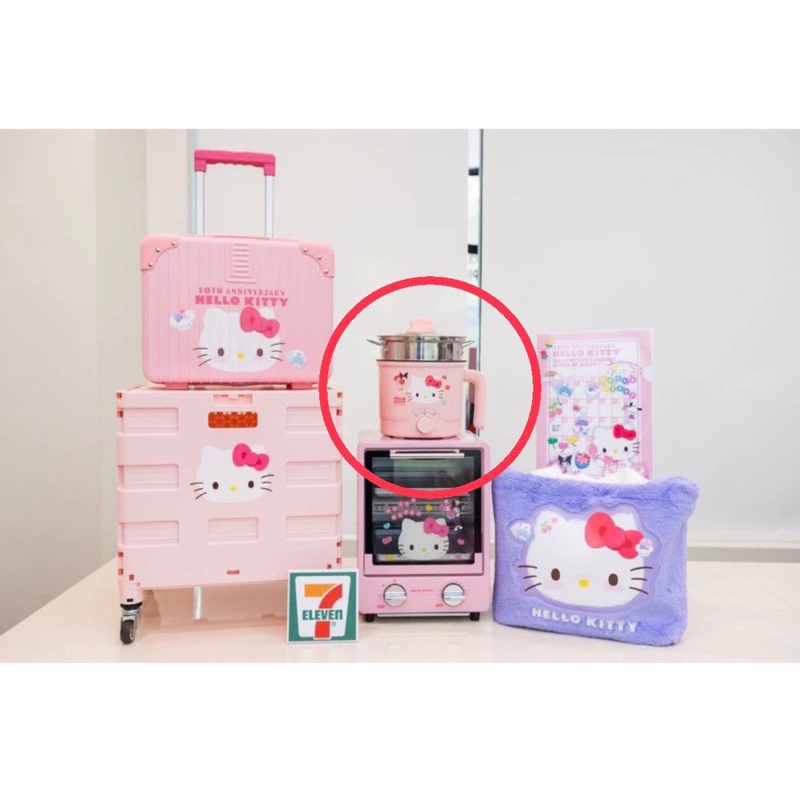 (出清)Hello kitty☆聖誕福袋☆多功能蒸煮料理鍋【特價1099元】限量/全新未拆/7-11/建議市價1990元-細節圖9