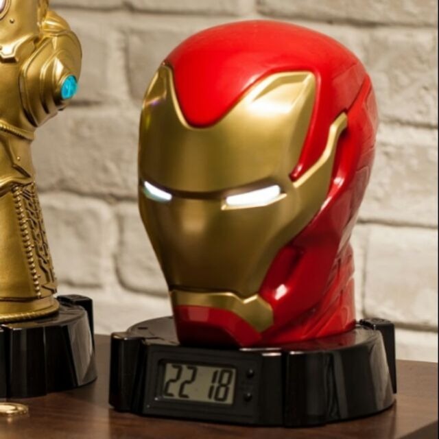 (現貨出清)MARVEL 漫威☆3D發光鬧鐘☆鋼鐵人款【特價600元】限量/復仇者聯盟/電影版終極典藏/最後一個!禮物-細節圖9