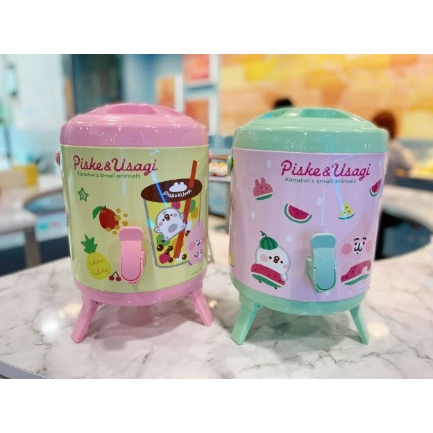 (現貨各一)卡娜赫拉☆行動飲料桶☆水果茶款/西瓜款【特價每款900元】卡娜赫拉的小動物/郊遊/露營/飲料桶/全新/出清-細節圖3