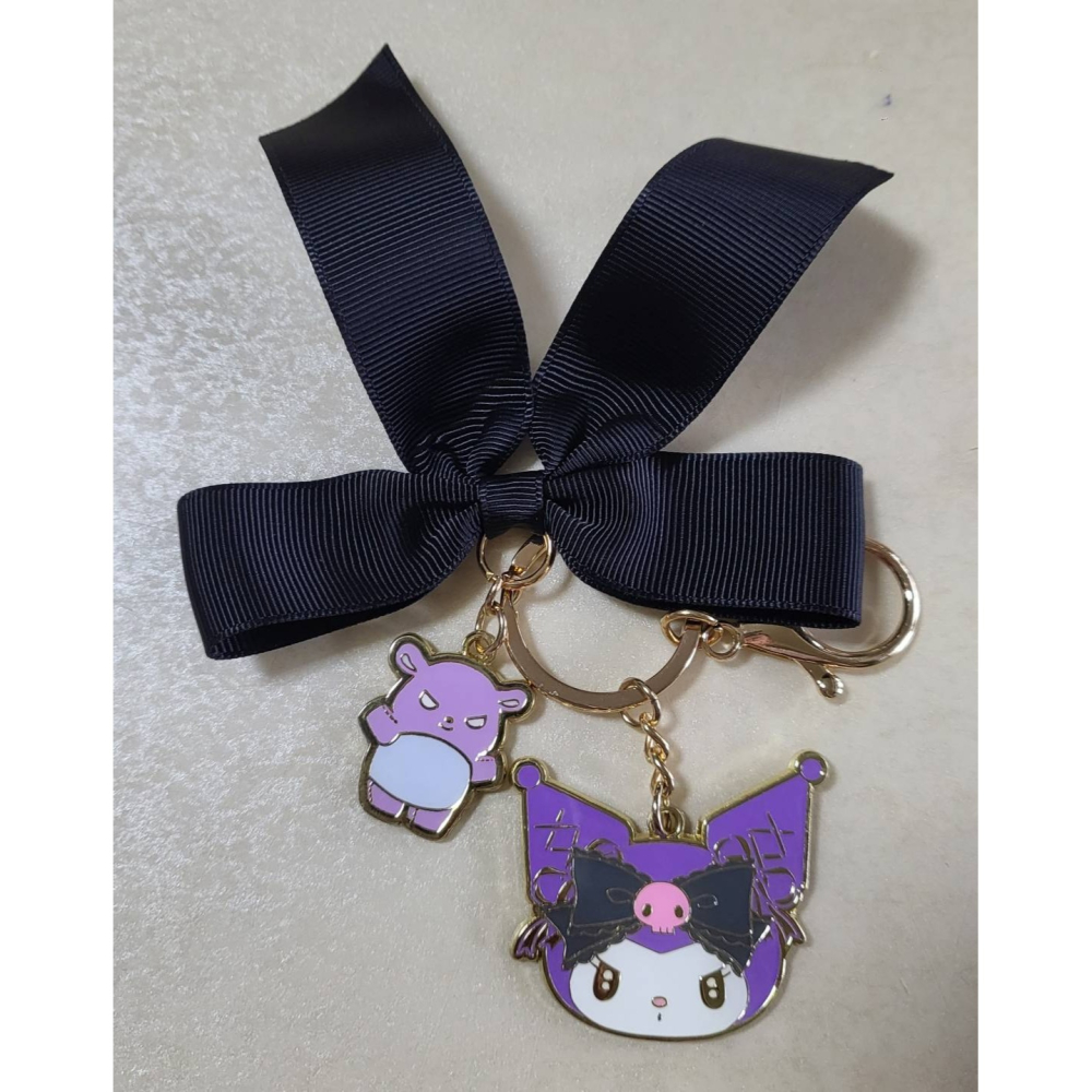 現貨)酷洛米 KUROMI☆鑰匙圈掛飾☆巴庫、蛋糕、香水-1套3款【特價450元】另有單賣150元起/吊飾/711限量-細節圖7