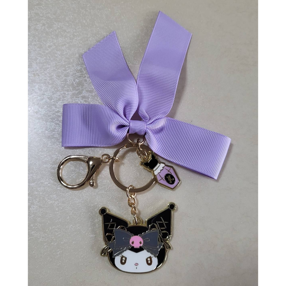 現貨)酷洛米 KUROMI☆鑰匙圈掛飾☆巴庫、蛋糕、香水-1套3款【特價450元】另有單賣150元起/吊飾/711限量-細節圖9