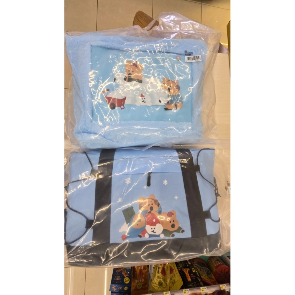 現貨)7-11 2025年☆聖誕福袋☆抽繩大托特包+絨毛擦手巾【特價490元起】全新未拆/限量/福袋/抽獎/Kitty-細節圖6