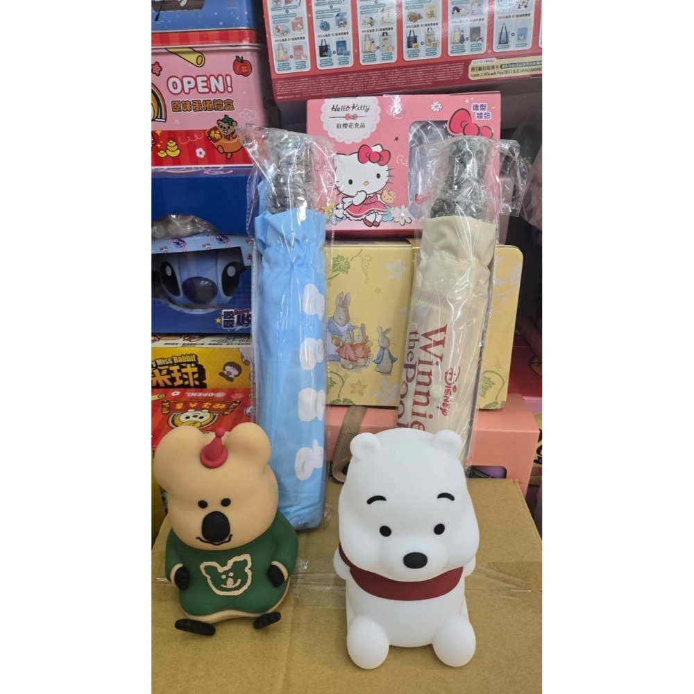 出清)7-11 2025年☆聖誕福袋☆17cm拍拍燈＋27吋大自動摺傘【特價1050元起】全新未拆/限量福袋/Kitty-細節圖3