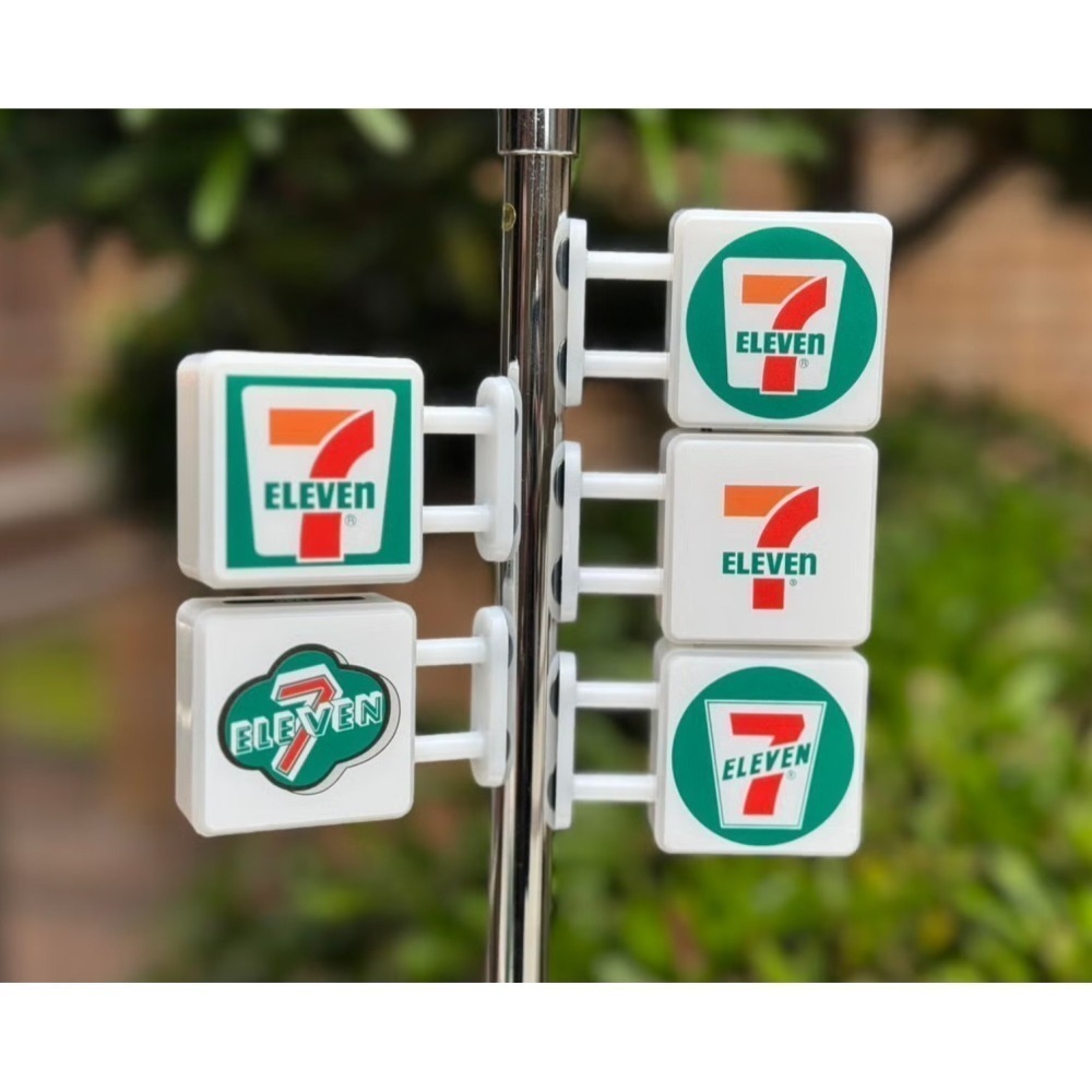 7-11 限量☆經典招牌燈磁鐵☆5款單賣【每款150元】LOGO演進史/7-ELEVEN/正版/現貨-細節圖2