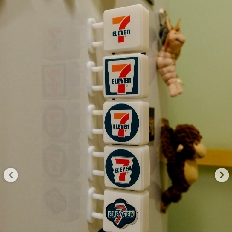 7-11 限量☆經典招牌燈磁鐵☆5款單賣【每款150元】LOGO演進史/7-ELEVEN/正版/現貨-細節圖11