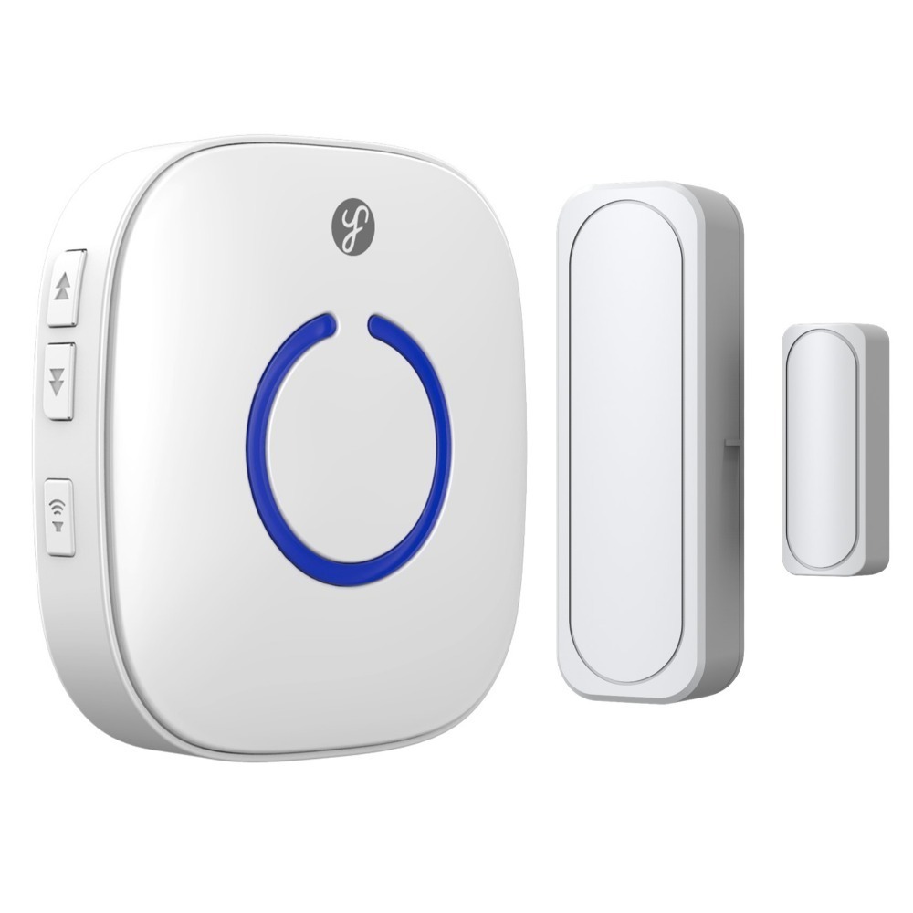 一無線雙向門窗感應器 配 一接收器響鈴