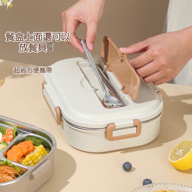 ｛包BQ}🐻小熊分隔飯盒304不銹鋼 便當盒 🐻[預購］-細節圖6