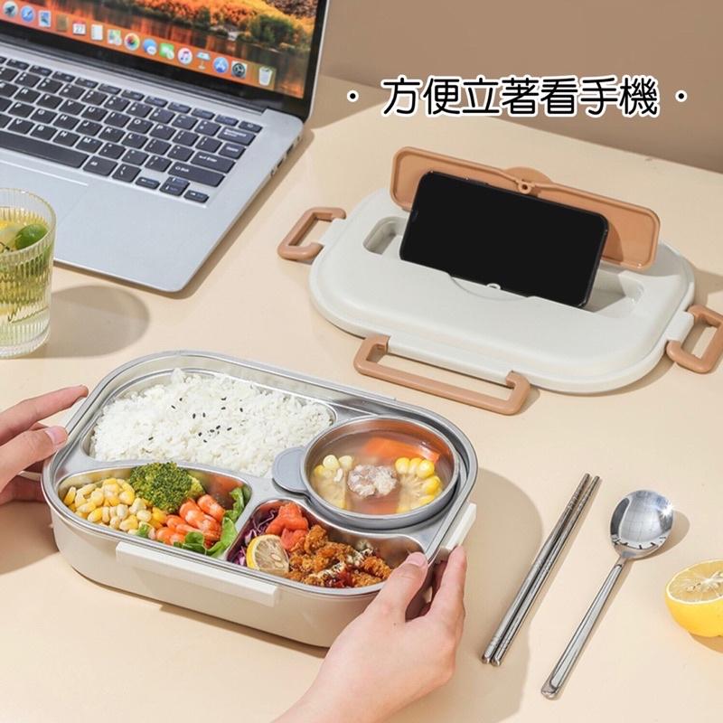 ｛包BQ}🐻小熊分隔飯盒304不銹鋼 便當盒 🐻[預購］-細節圖7